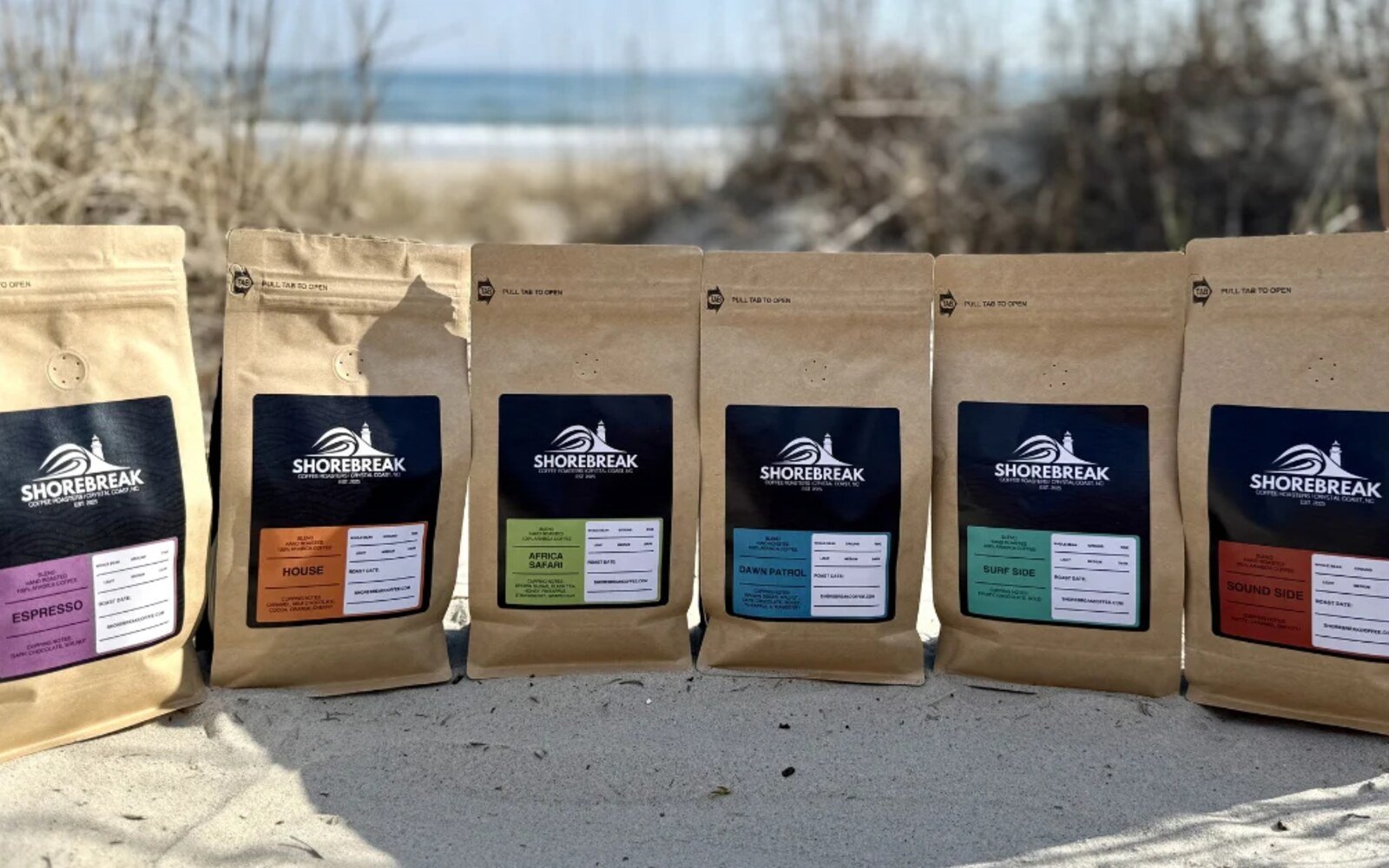 Shorebreak Coffee in Crystal Coast, NC